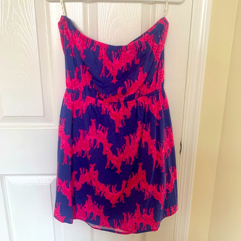 EUC Lilly Pulitzer strapless dress